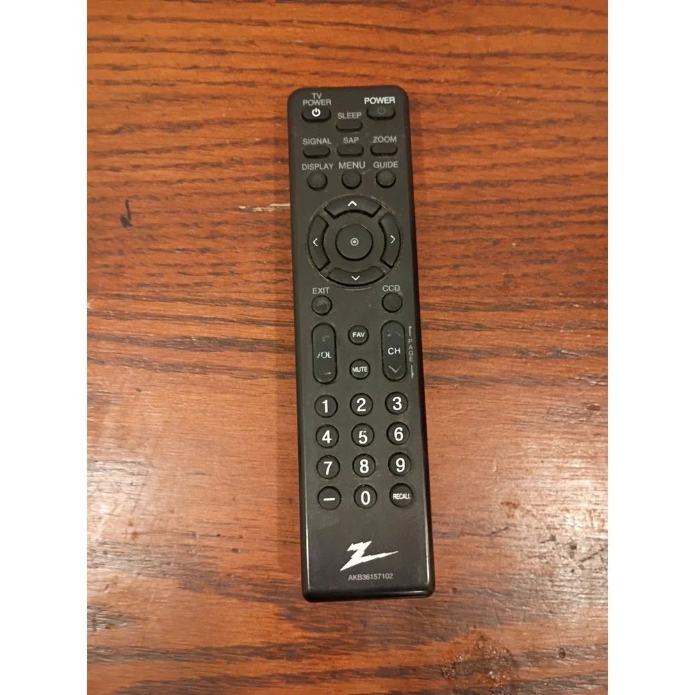Genuine Zenith Remote Control AKB36157102 - Tested - Working